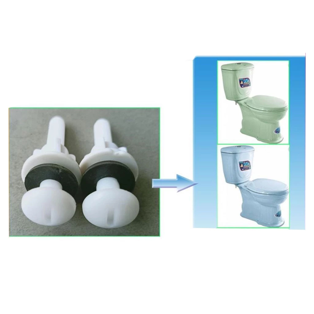 Ốc thùng nước bồn cầu, ốc két nước bệt 2 khối nhựa trắng loại 1