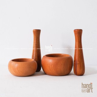 Chày cối gỗ nhà bếp kiểu nhật