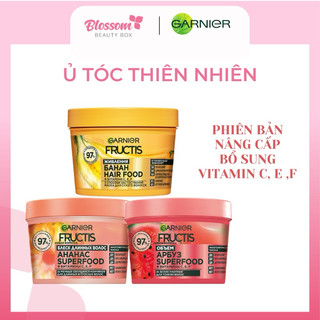   390ml  Mặt nạ ủ tóc 3 In 1 Superfood của GARNIER Hair food Fructis Masque 