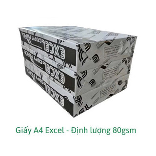 Giấy A4 Excel 70gsm/80gsm (ram =500 tờ)