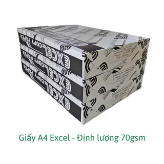 Giấy A4 Excel 70gsm/80gsm (ram =500 tờ)