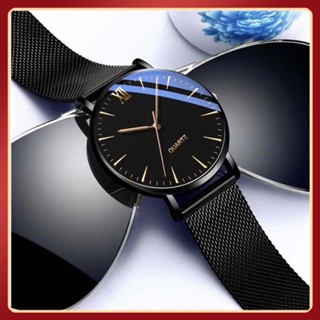 Đồng hồ nam đẹp dây thép nhuyễn mặt vạch đơn giản hiện đại