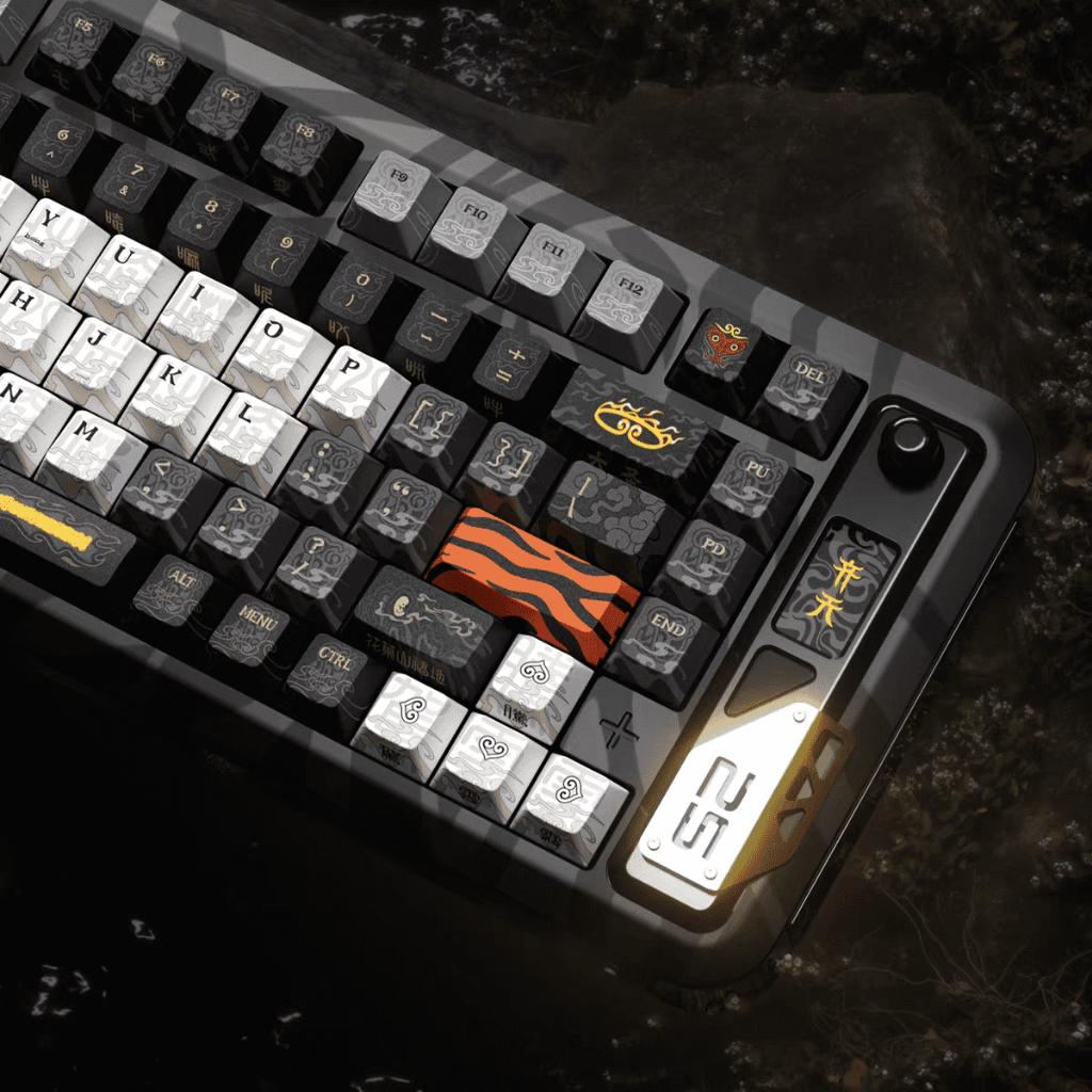 Keycap PiwiDesign Wukong | Piifox | Cherry Profile | Xuyên Led | Nhựa PBT