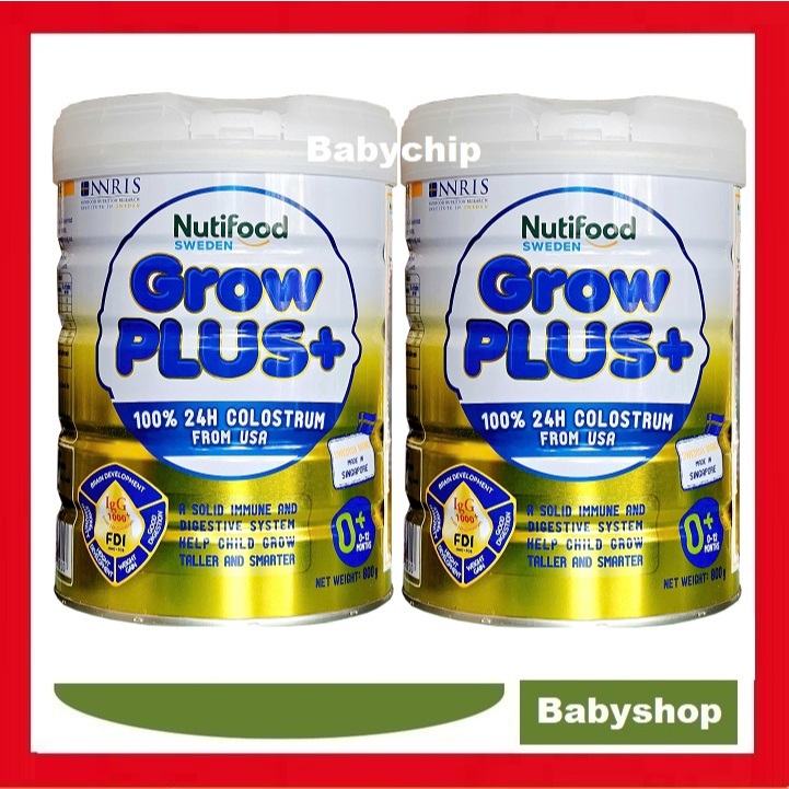 Combo 2 lon sữa Grow Plus+ Vàng 0+, 1+ 800g [HSD Mới Nhất]