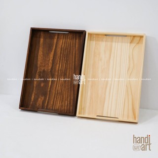 Khay gỗ, Khay trà gỗ - Khay tay nắm