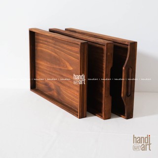 Khay gỗ, Khay trà gỗ - Khay tay nắm