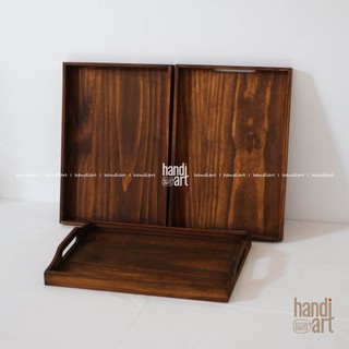 Khay gỗ, Khay trà gỗ - Khay tay nắm