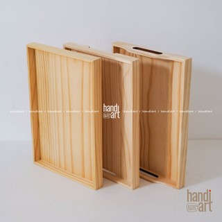 Khay gỗ, Khay trà gỗ - Khay tay nắm