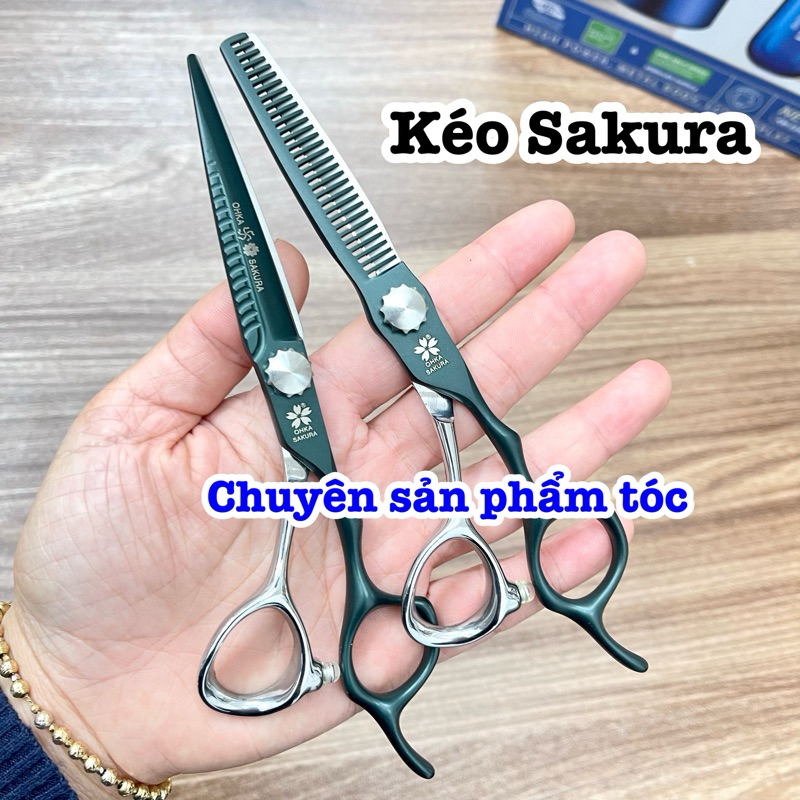 ✅Sakura Bộ Kéo Cắt Tỉa Tóc Nhật 6.0 Inches Thép S440C Sắc Bén - Trên 62HRC Chất Lượng Cao Giá Tốt ( 