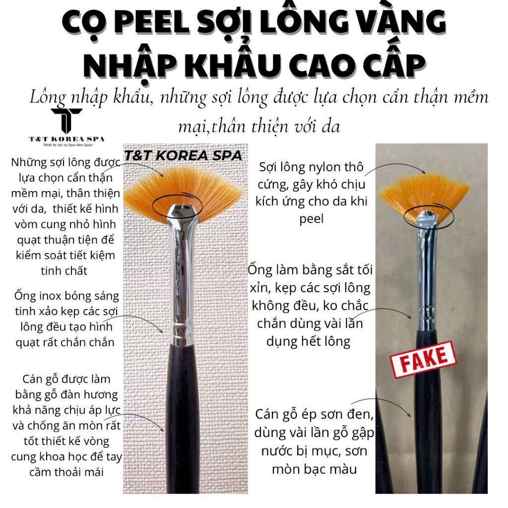 Cọ Quét Peel Da Mặt Hàng Cao Cấp Chuyên Dùng Để Peel Da Mặt