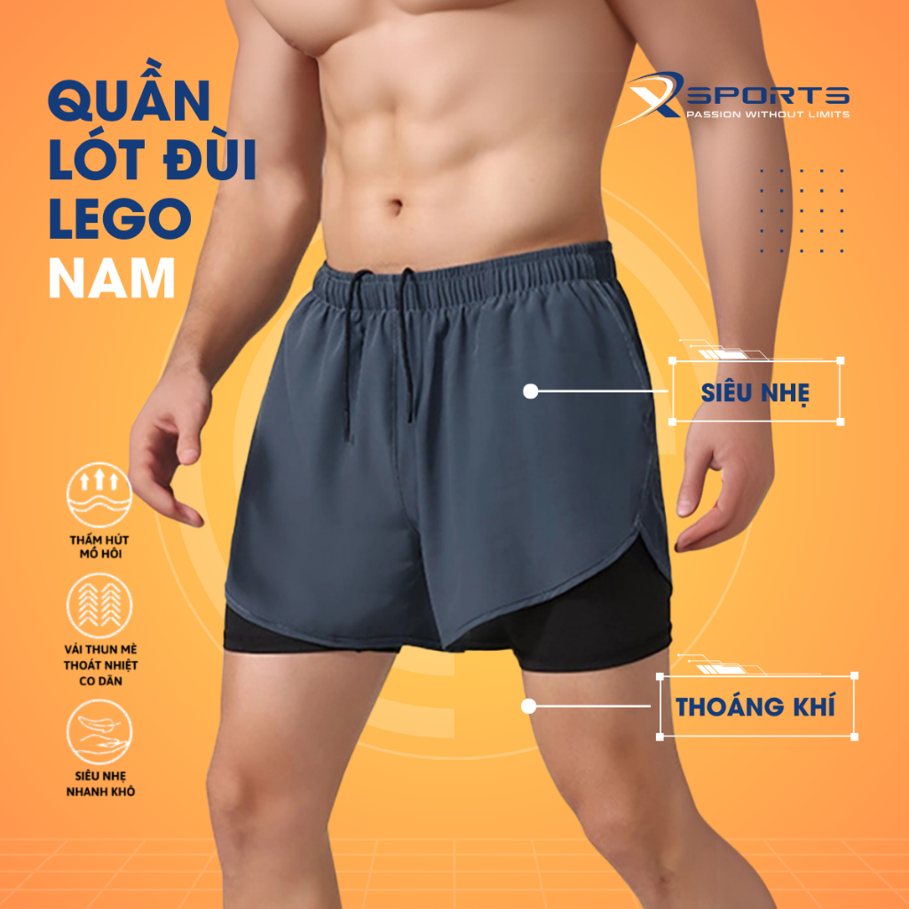 QUẦN LÓT ĐÙI LEGO NAM NHẸ, THOÁNG KHÍ MS206 - XSPORTS