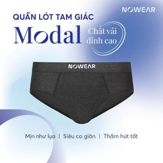 Combo 3 Quần lót nam tam giác NOWEAR Ultra Fit - Quần ship nam với chất liệu Modal tự nhiên, thấm hút kháng khuẩn tốt