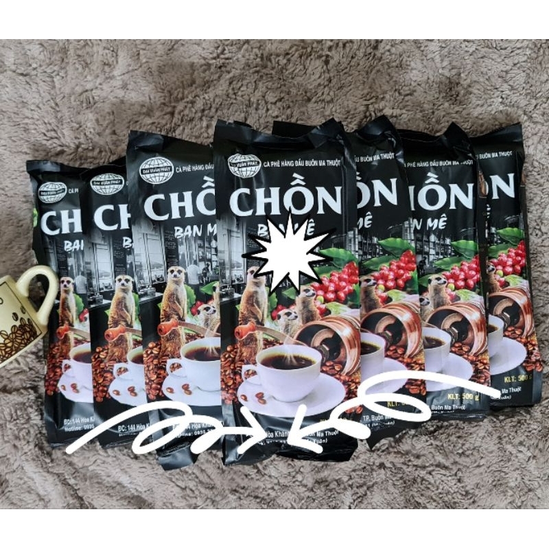 Cafe Chồn Ban Mê ( Chồn Đen ) Gói 500gr