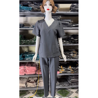 Đồng phục spa, bộ bác sĩ chất cotton lạnh cao cấp đủ size, đủ màu có sẵn