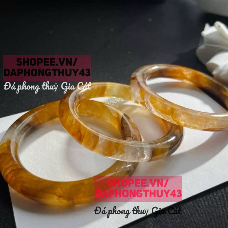 Vòng bản liền bản đũa ưu linh vàng siêu vip size 51-58mm kèm hộp Gia Cát