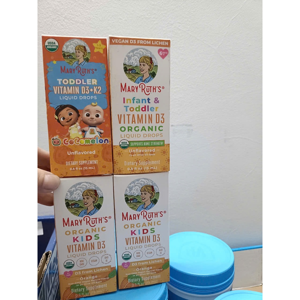 Vitamin D3  Mary Ruth’s liquid spray hữu cơ cho trẻ em 15ml.