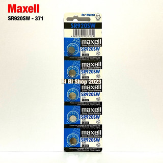Pin đồng hồ sr920sw sr920 371 maxell chính hãng vỉ 5 viên