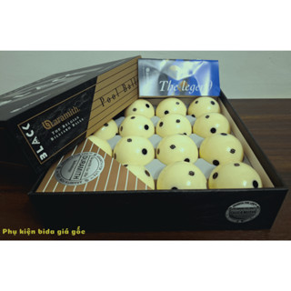   Hộp 16 bi  Bi cái Aramith Black Bóng cái bida lỗ chất liệu nhựa đặc cao cấp hạn chế trầy xước hạn chế bám lơ 