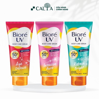 Serum Dưỡng Thể Biore Body Chống Nắng, Kháng Bụi, Dưỡng Trắng - Bioré UV Body SPF50/PA+++ 50ml/150ml