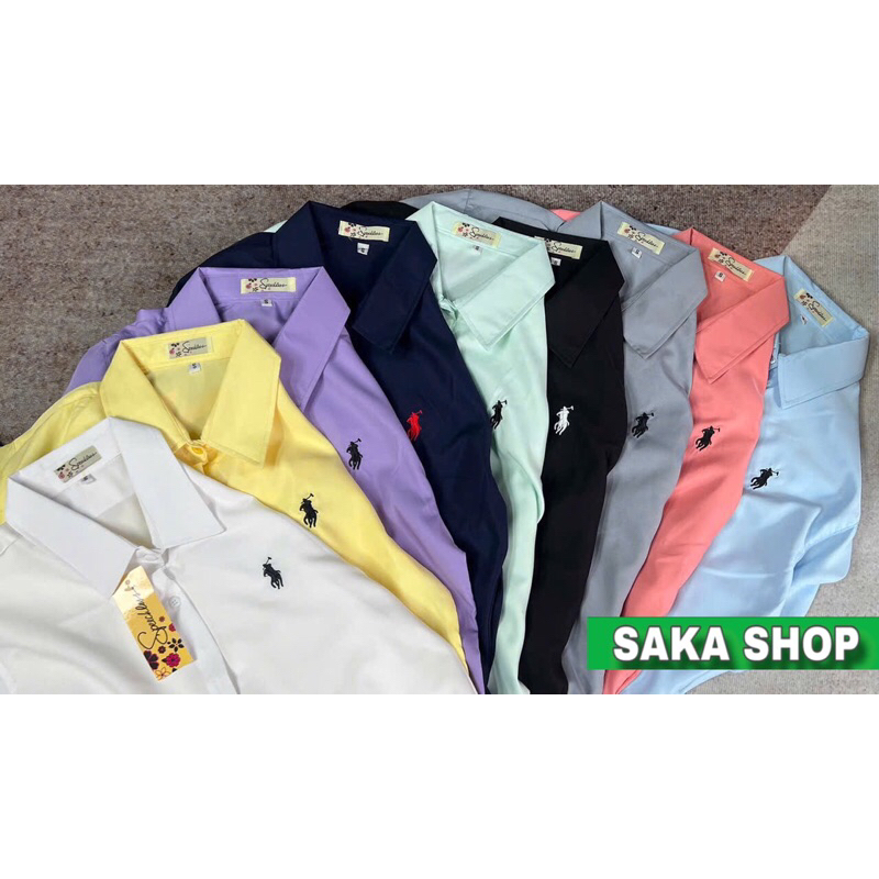 Áo sơ mi from rộng tay dài nữ thêu ngựa vải cotton lụa | BigBuy360 - bigbuy360.vn