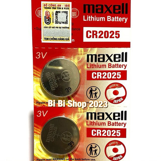 Pin cr2025 maxell 3v lithium vỉ 1 viên - made in japan