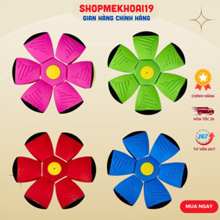 Đồ Chơi Bóng Ma Thuật Biến Dạng Tự Nảy Sáng Đèn, Banh Ném Đĩa Bay Ufo Bật Lò Xo