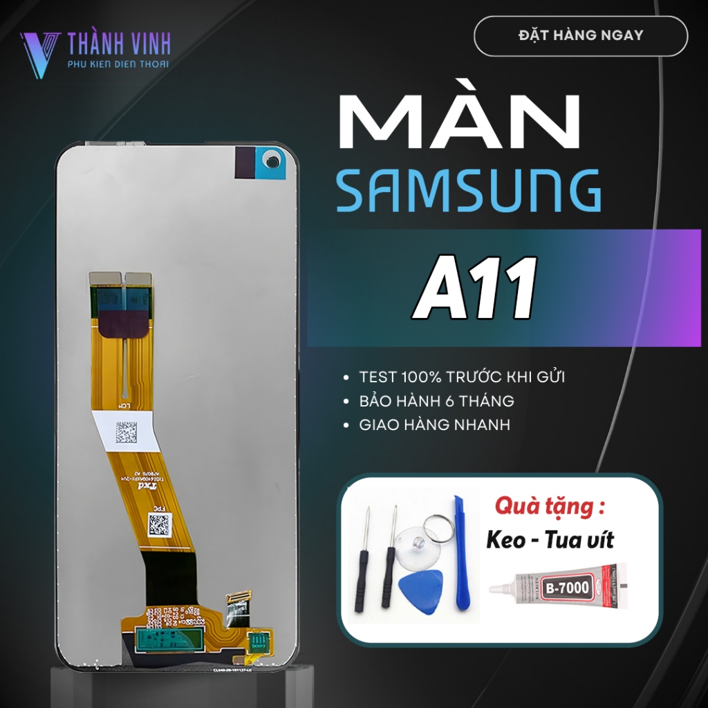 Màn Hình Điện Thoại SamSung A11 - Chất Lượng Cao, Tặng Kèm Keo & Bộ Sửa Chữa