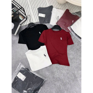 Áo babytee chất tăm tàu in logo ngựa