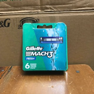 Hộp lưỡi dao cạo râu Gillette Mach3 vỉ 3 lưỡi/ vỉ 6 lưỡi thay thế chính hãng