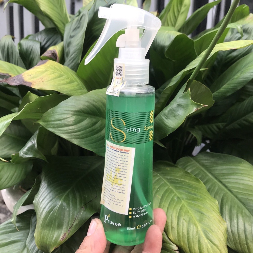 Xịt giữ nếp tóc, cố định kiểu tóc Prosee Styling Spray 150ml ( New 2024 )