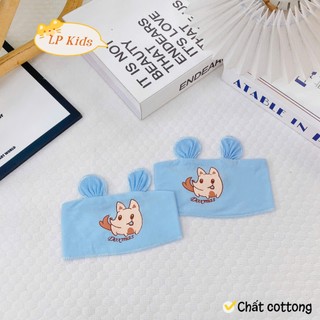 Set 5 Che thóp sơ sinh cotton cho bé sơ sinh ( 5 chiếc)