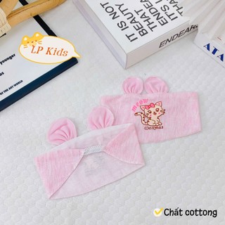 Set 5 Che thóp sơ sinh cotton cho bé sơ sinh ( 5 chiếc)