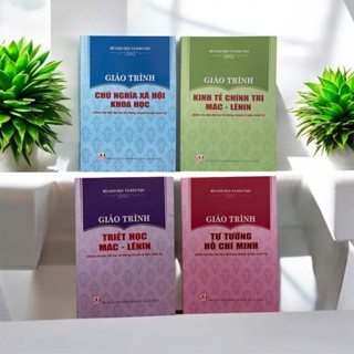 Combo 4 cuốn sách Giáo Trình Dành Cho Bậc Đại Học Hệ Không Chuyên Lý Luận Chính Trị (năm 2024)