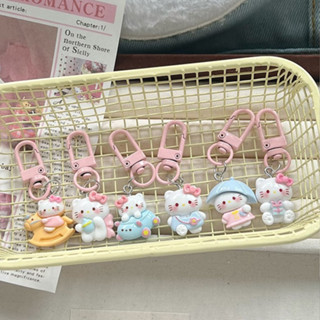  🎶Briskyee🎶 Móc Khóa Mini Nhân Vật Hoạt Hình Hello Kitty Đáng Yêu 