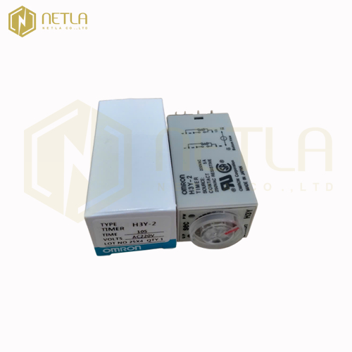 OMRON - Relay thời gian - Rơ le thời gian Omron, timer switch H3Y-2 (10s -220V)