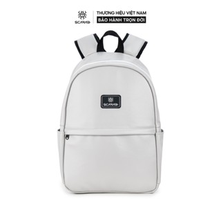 Balo Da PU Thời Trang, Ba lô Đi Học Đi Làm Đựng Vừa Laptop 15,6inch - Scarab Healing Backpack Unisex