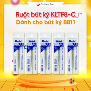 Ruột Bút Ký Nhật Bản Pentel B811 - KFLT8 | Ngòi 0.8mm | 2 Màu Mực (Xanh, Đen)