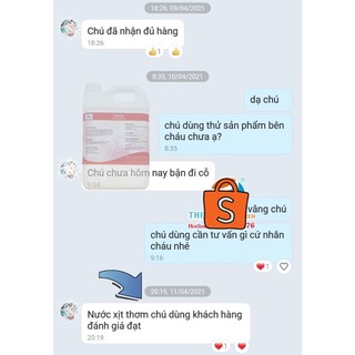 Nước xịt thơm quần áo Chemfra (Can 5Lít tặng kèm bình xịt phun sương)