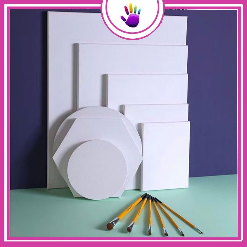 Toan vẽ tranh căng sẵn vải canvas chất liệu cao cấp- Toan vẽ canvas khung gỗ nhiều kích cỡ