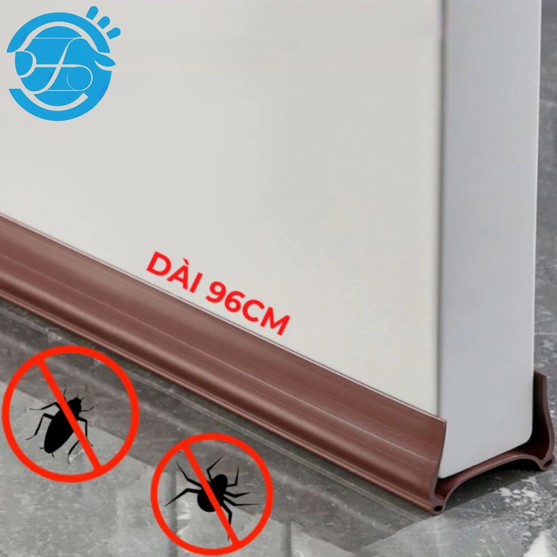 Thanh bọc chân cửa lấp khe hở cửa nhựa PVC cao cấp chặn cửa chống côn trùng