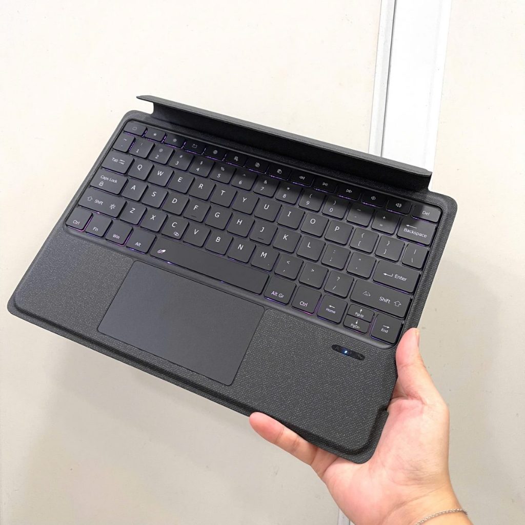 Bao da bàn phím Vivo Pad 2 12.1 có Touchpad, giá đỡ, đèn LED, có thể tháo rời .