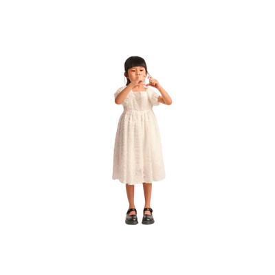 làminapparel KID - FEATHER TASSEL DRESS