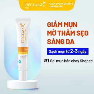 Gel chấm mụn, mờ thâm sẹo Decumar Nghệ Nano THC 20gr chính hãng - Giảm mụn sưng viêm nhanh sau 3 ngày