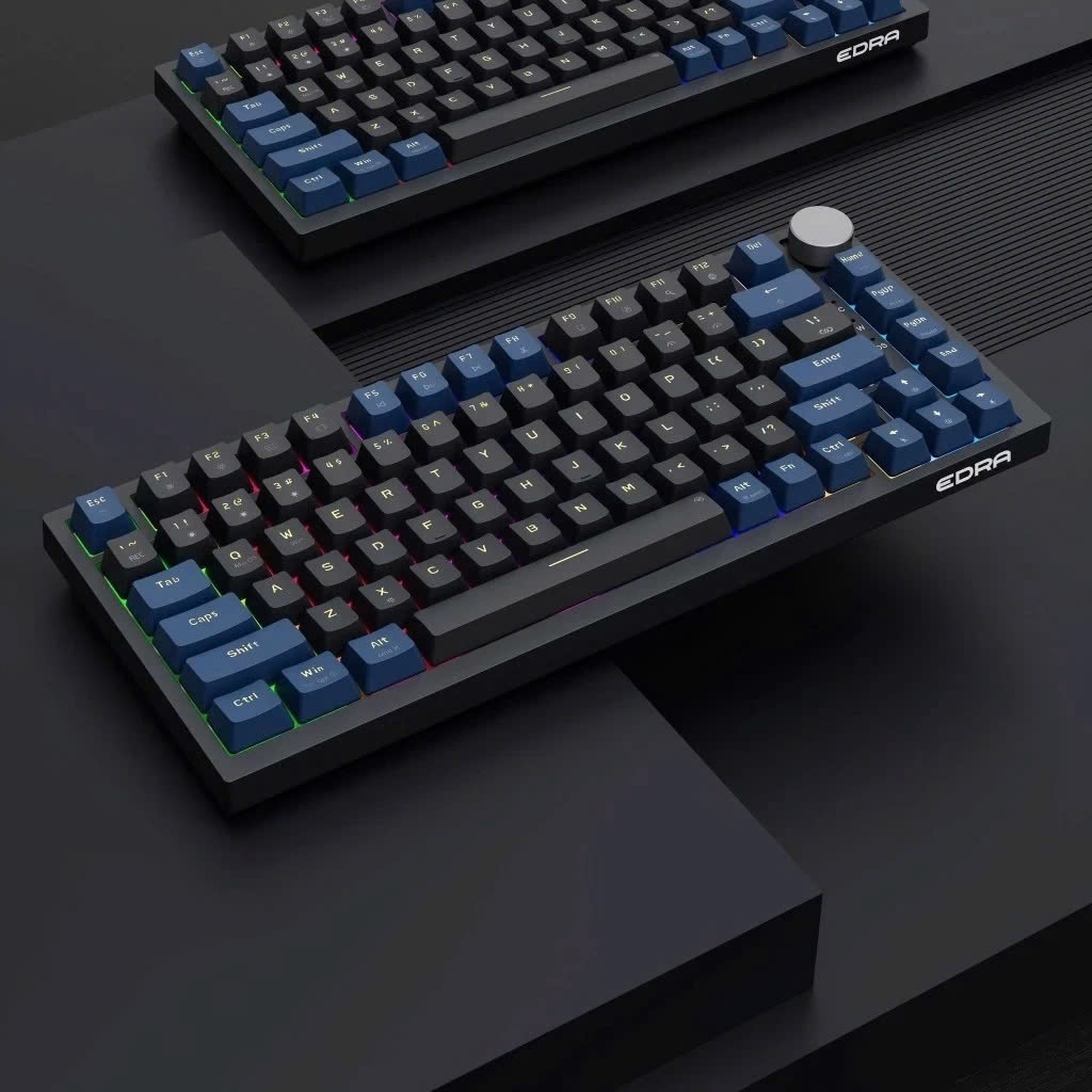 Bàn phím gaming EDRA EK375W Hotswap không dây, EK375V2 có dây, Linear Switch, BH Chính hãng 2 năm | BigBuy360 - bigbuy360.vn
