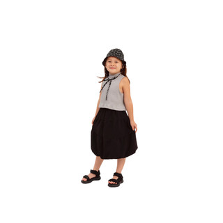 làminapparel KID - TIERED TEXTURED MIDI SKIRT
