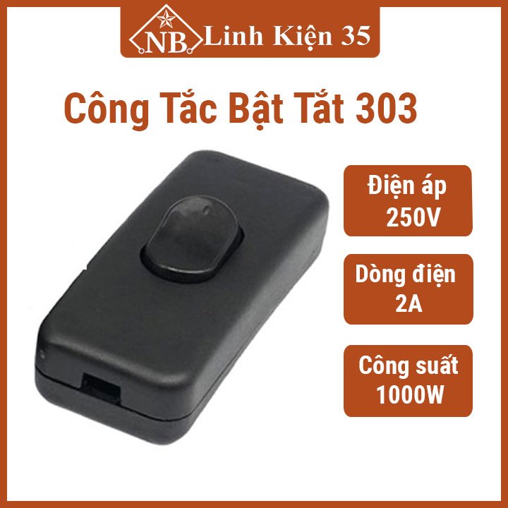 Công Tắc Bật Tắt 303 250V 2A