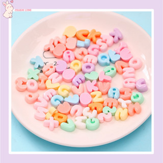 Charm Chữ Đục Mini Trang Trí Tiểu Cảnh,Handmade Ốp Lưng,Bình Nước,Nón Bảo Hiểm,KẹpTóc [1 cái ]-Charm Lumi