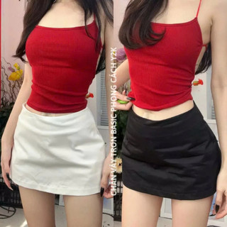 Chân váy ngắn chữ A, chân váy trơn dáng ngắn form chữ A basic