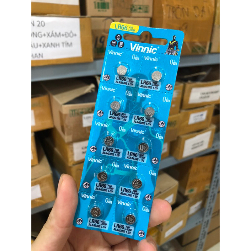 Vỉ 10 Viên Pin SODA LR626 377 626 SR66 SR626 Pin Đồng Hồ Đeo Tay