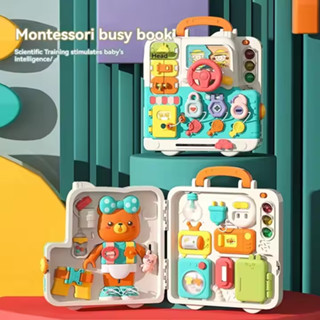 [Rẻ Vô Địch] Bảng bận rộn, đồ chơi montessori phát triển tư duy và vận động cho bé, có nhạc và đèn cực sống động